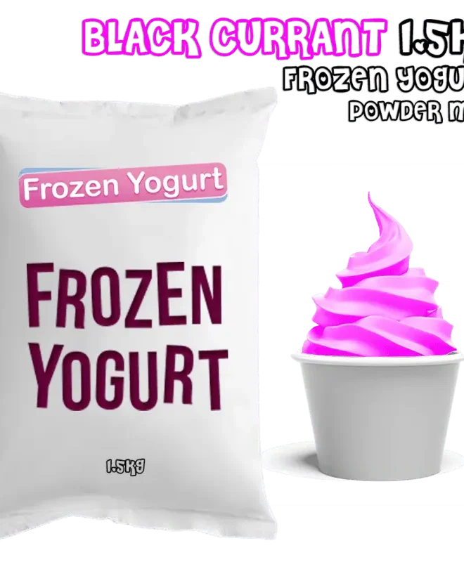 Black Currant Frozen Yogurt Powder Mix