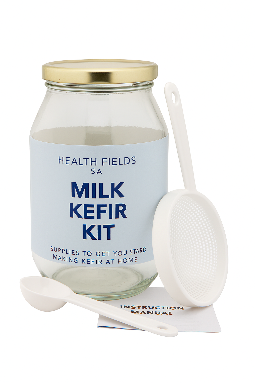 🥛 Milk Kefir DIY Kit – Creamy Cultures, Happy Guts!